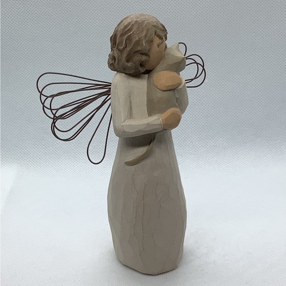 Willow Tree With Affection Angel Cat Figurine 2003 Demdaco Kitten Susan Lordi 5” - Picture 7 of 9